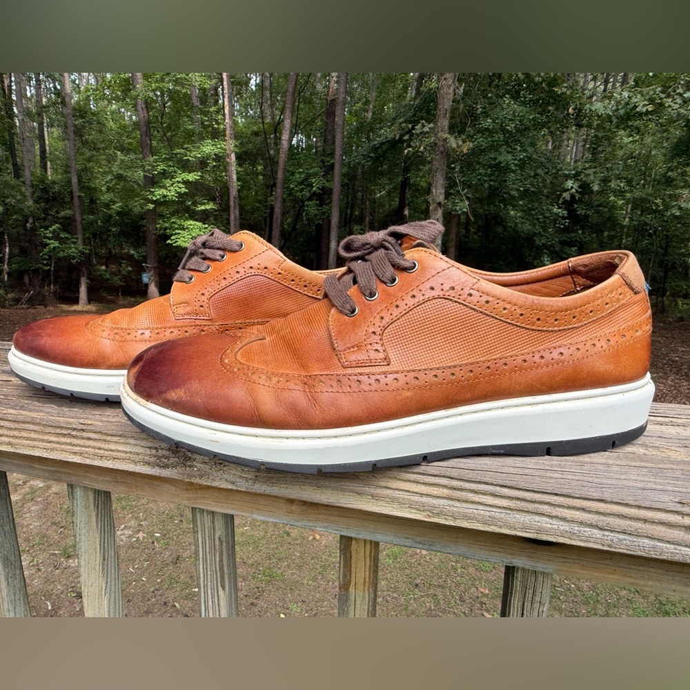 Johnston & Murphy Leather Wingtip Shoes